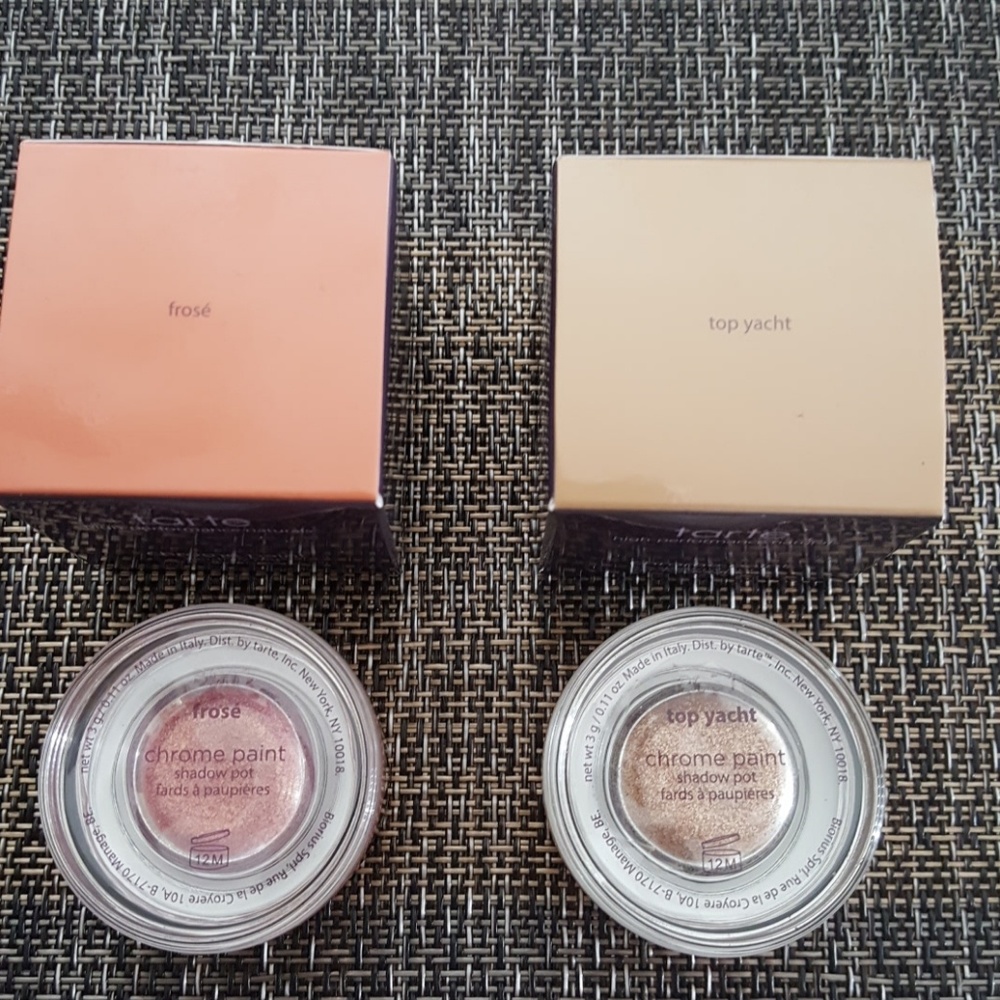 Tarte Chrome Paint Shadow Pots